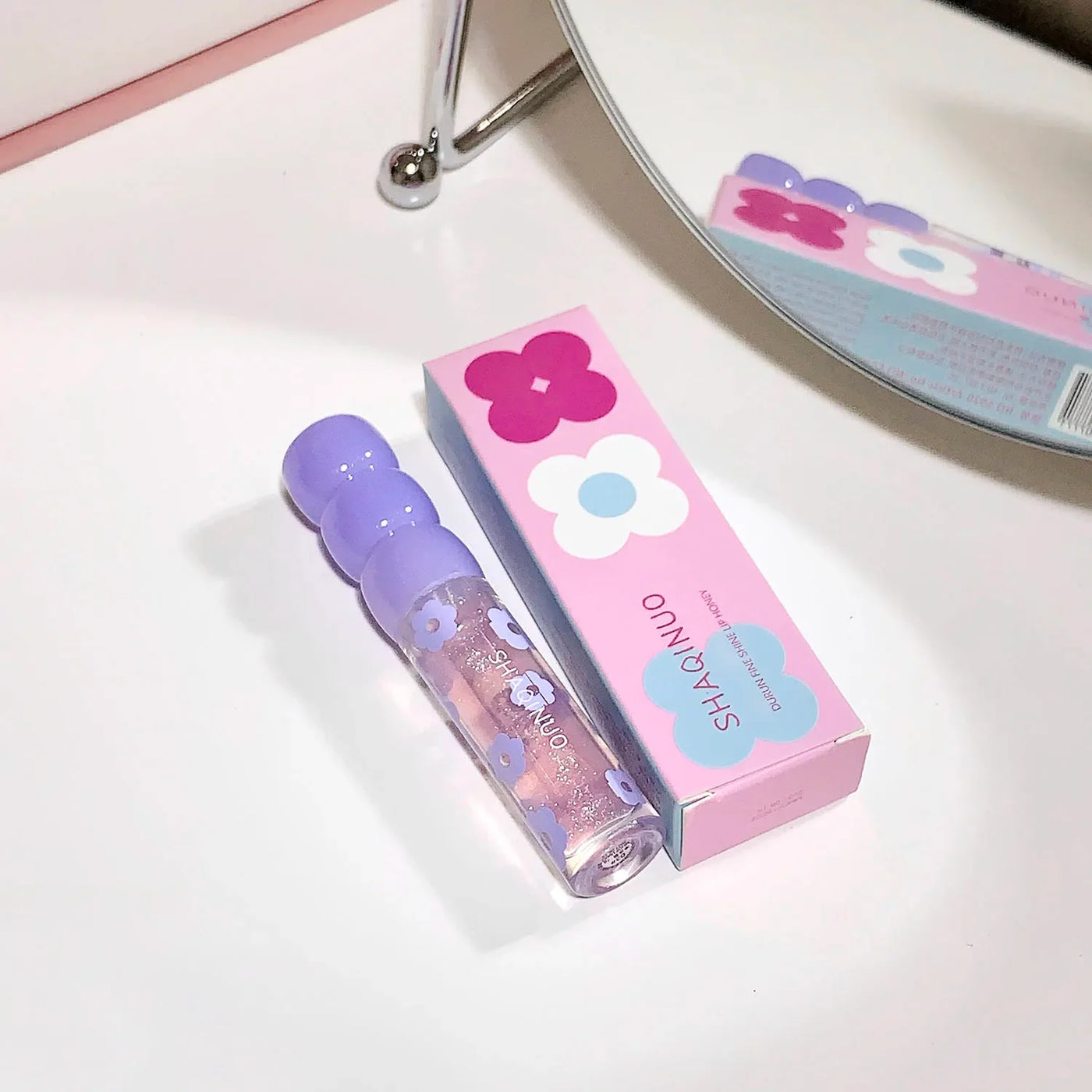 Shimmering Dewy Hydrating Lip Oil Gloss - Intense Moisturizer with Lightweight, Non-Sticky Shine - Perfect Long-Lasting Lip Care