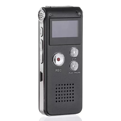 Digital Voice Activated Recorder with Playback 8GB MP3 Player Sound Audio Recorder Professional Mini USB Flash Drive Recording