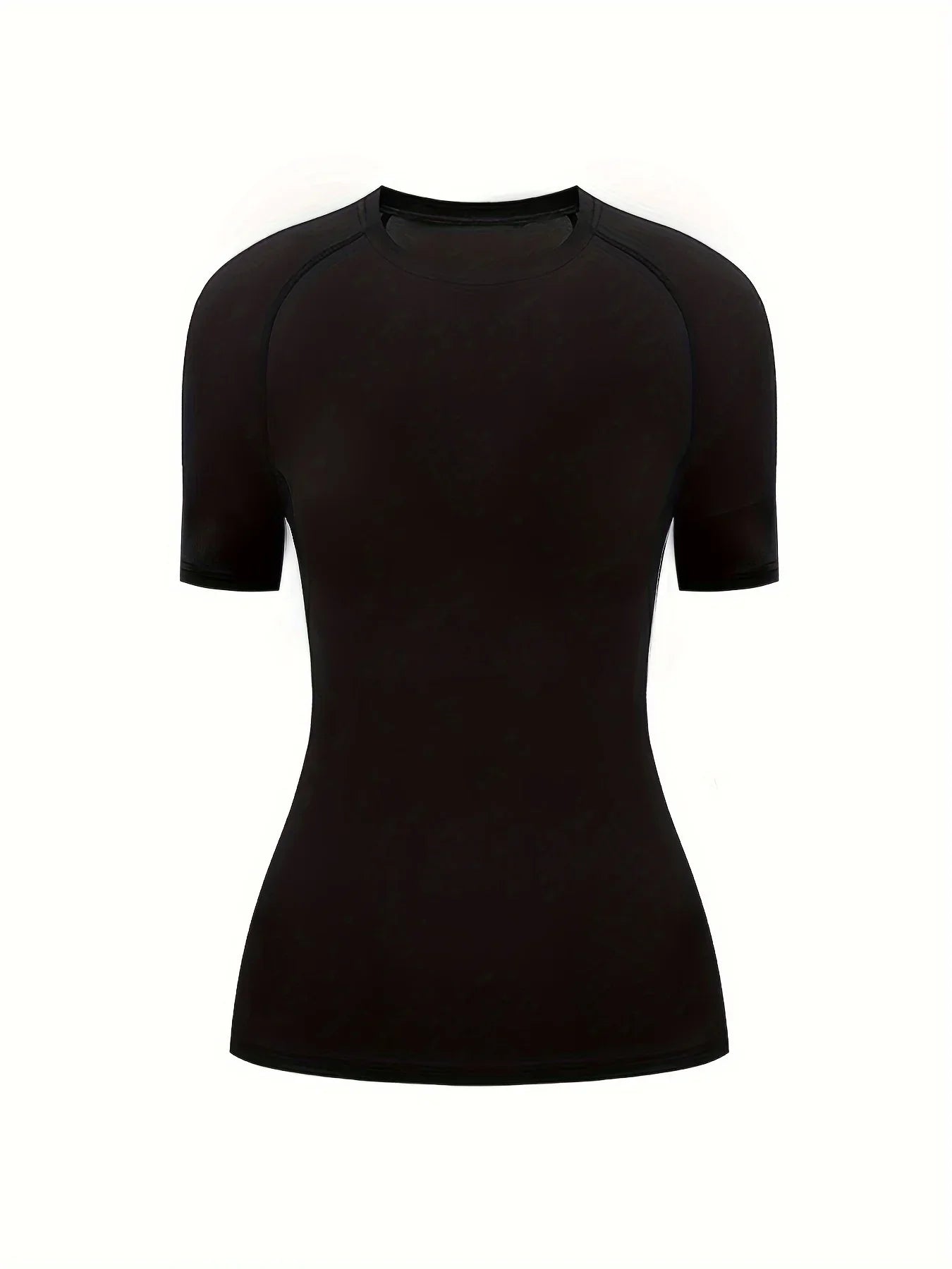 Women's Quick-Dry Crew Neck Tee Stretchable Activewear
