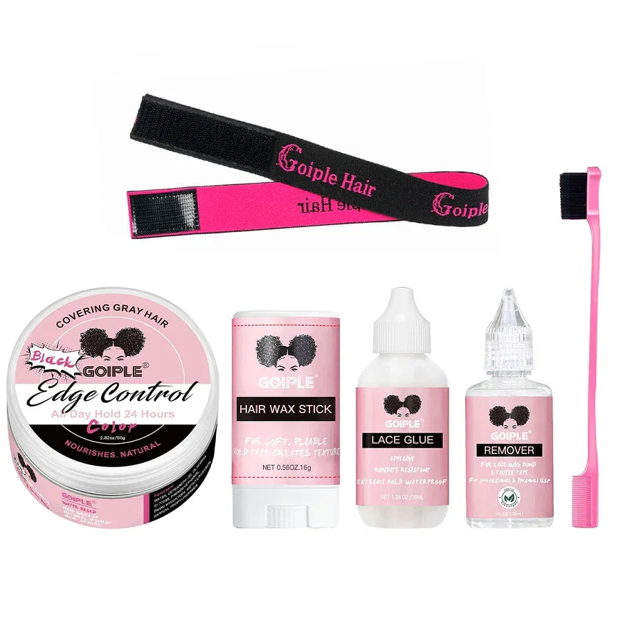 Edge Control Wax for Women Strong Hold Non-greasy Covering Gray Hair Edge Styling Gel for Black No Flaking Hairstyles Pomade