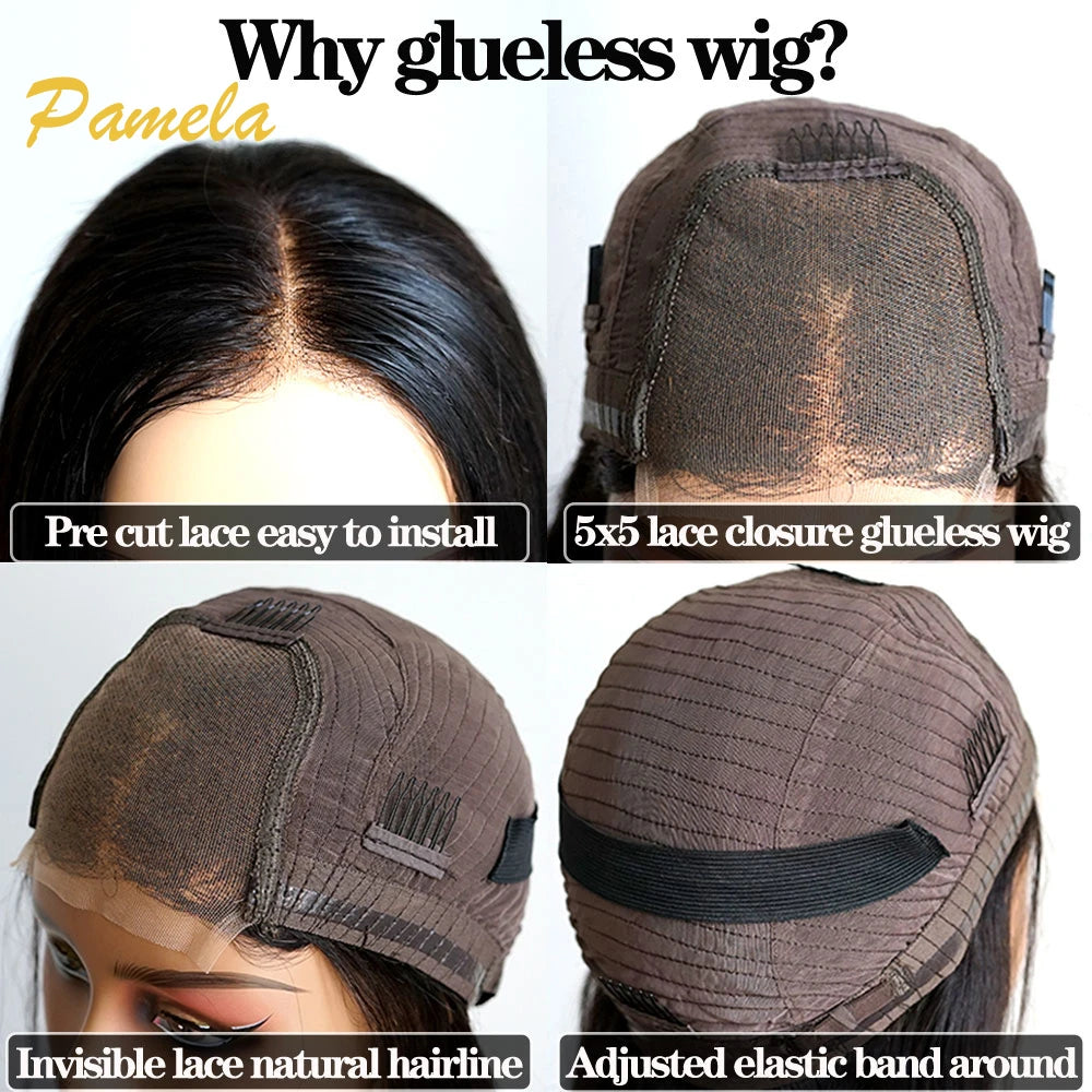 Short Blonde Wig Highlight Bob Glueless Wigs Human Hair Ready To Wear 250 Density Short Curly Brown Colored Human Hair Wigs