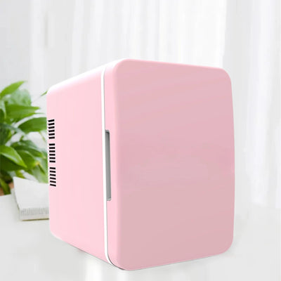 4L Mini Fridge Car Refrigerators Multiuse Cosmetics Skincare Fridge for Food Drinks Outdoor Travel Home Cooling Warmer ice box