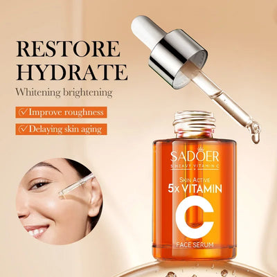 Vitamin C Hydrating Serum 5 functions Facial Moisturizing Repair Essence Facial Shrink Pores Brightning Korean SkinCare Products