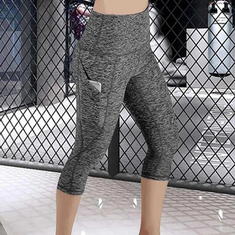 Women Fashion Sports Leggings With Pocket