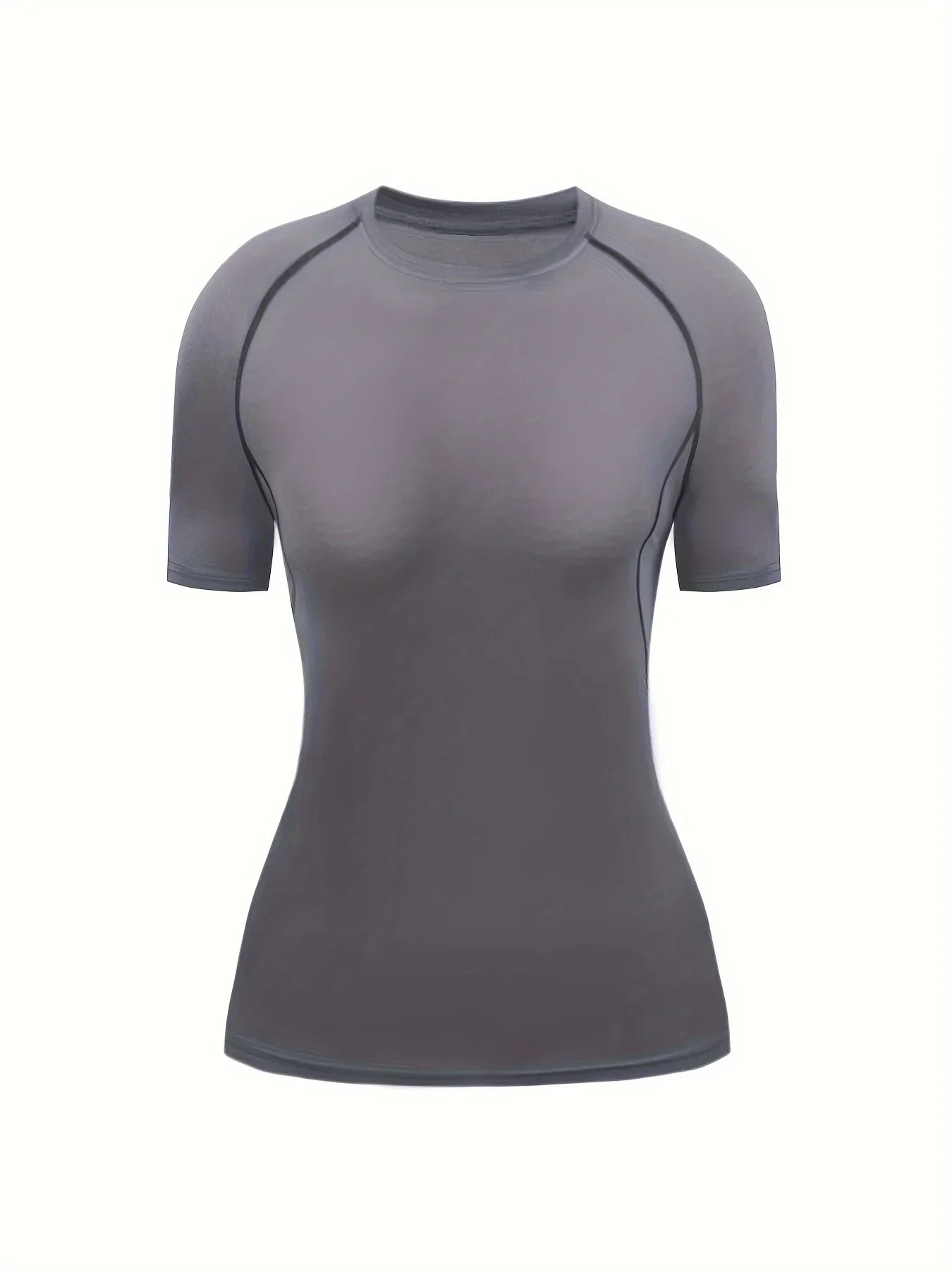 Women's Quick-Dry Crew Neck Tee Stretchable Activewear
