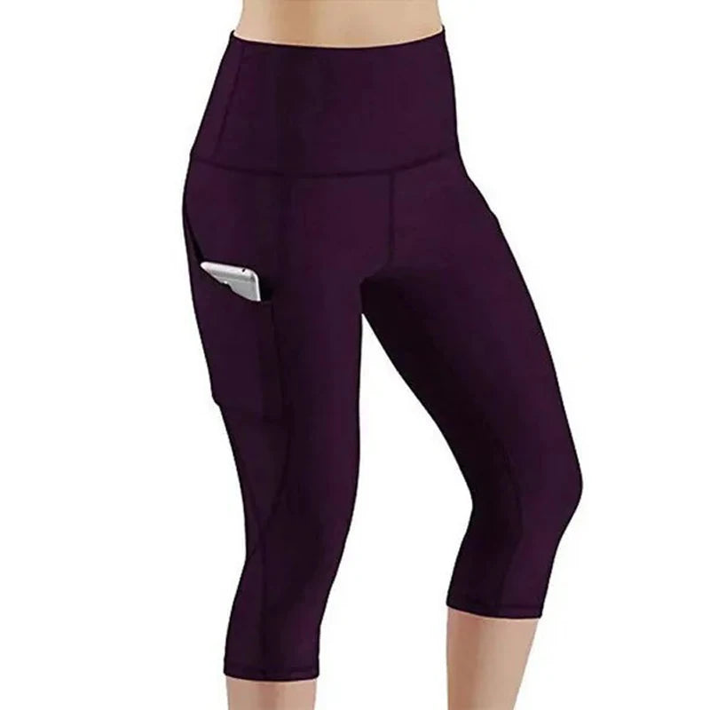 Women Fashion Sports Leggings With Pocket