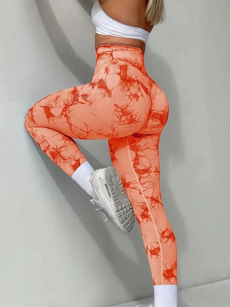 Women's Tie-Dye Leggings Casual Seamless