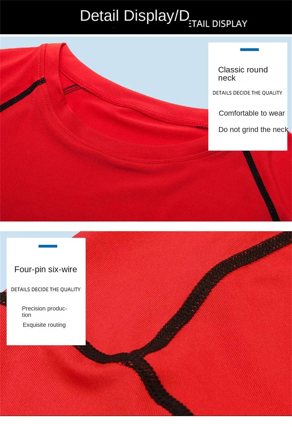 Women's Quick-Dry Crew Neck Tee Stretchable Activewear