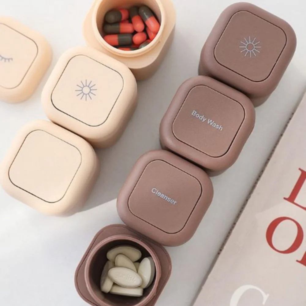 Magnetic packaging boxes with LIDS, convenient for carrying travel toiletries - suitable for storing various small items