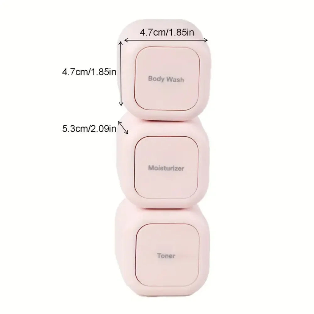 Magnetic packaging boxes with LIDS, convenient for carrying travel toiletries - suitable for storing various small items