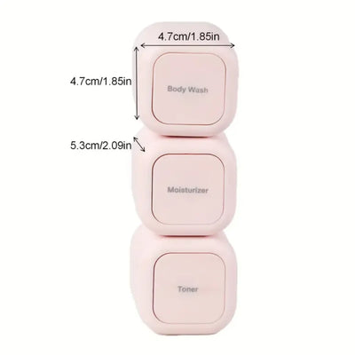 Magnetic packaging boxes with LIDS, convenient for carrying travel toiletries - suitable for storing various small items