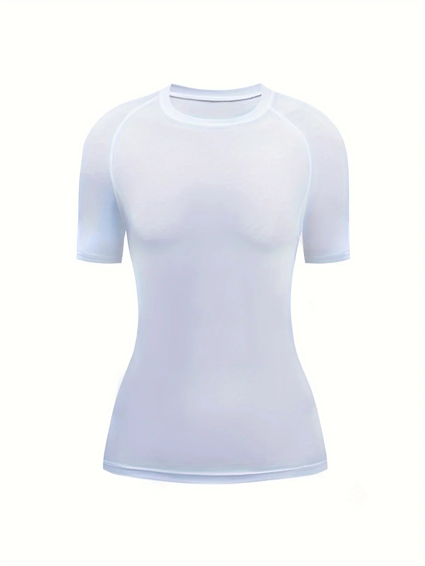 Women's Quick-Dry Crew Neck Tee Stretchable Activewear