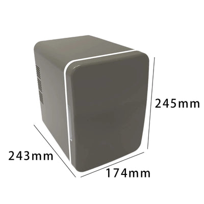 4L Mini Fridge Car Refrigerators Multiuse Cosmetics Skincare Fridge for Food Drinks Outdoor Travel Home Cooling Warmer ice box