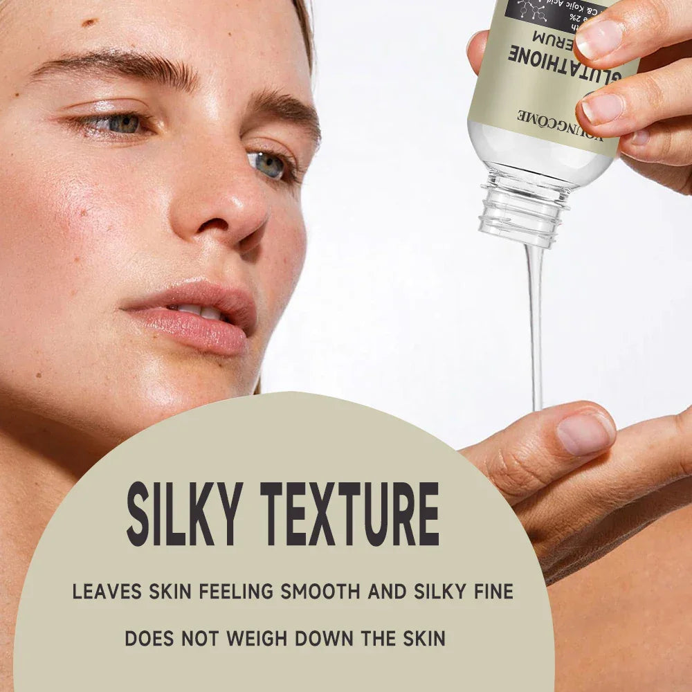 Glutathione Serum for Face for Brightening Skin,Dark Spot Corrector Sensitive Skin Cell Regenerating Lifting Skincare 40ml/60ml