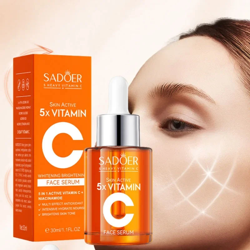 Vitamin C Hydrating Serum 5 functions Facial Moisturizing Repair Essence Facial Shrink Pores Brightning Korean SkinCare Products