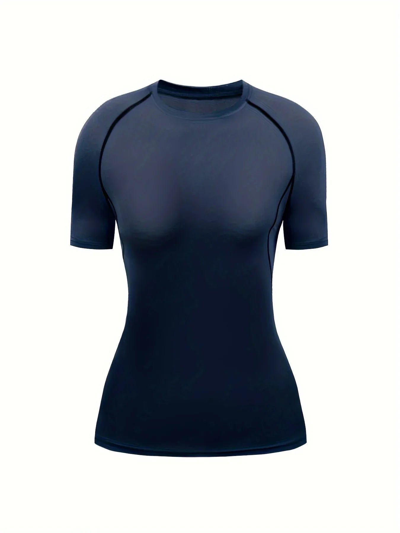Women's Quick-Dry Crew Neck Tee Stretchable Activewear