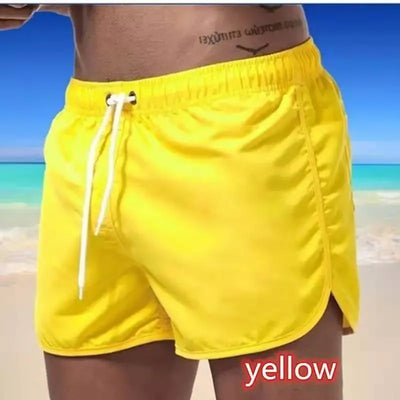 Summer Men's Swimwear Shorts Brand Beachwear Sexy Swim Trunks Men Swimsuit Low Waist Breathable Beach Wear Surf