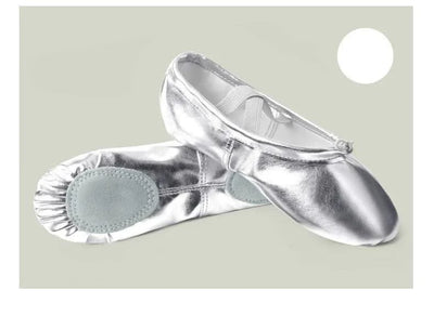 Girls Ballet Shoes Gold Silver Soft Sole Ballet Dance Slippers Children Practise Ballerina Shoes Woman Gymnastics