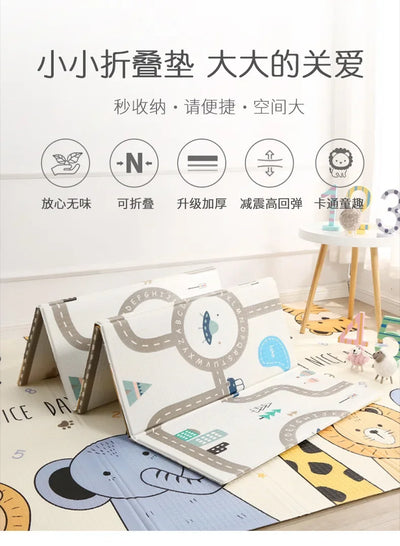 Baby Play Mats Activities Mats For Baby Game Mats Waterproof Children's Rug Kids Crawling Play Floor Carpets משטח פעילות לתינוק
