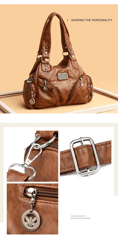 Hot Luxury Handbags Women Bags Designer Crossbody Large Capacity Female Shoulder Bag Fashion Brand Ladies Leather Messenger Bags