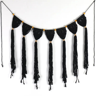 Wall Hanging Decoration Tassel Macrame Hand-Woven Tapestry Bohemian Boho Home Apartment Bedroom Livingroom Hotel Shop Mall Decor