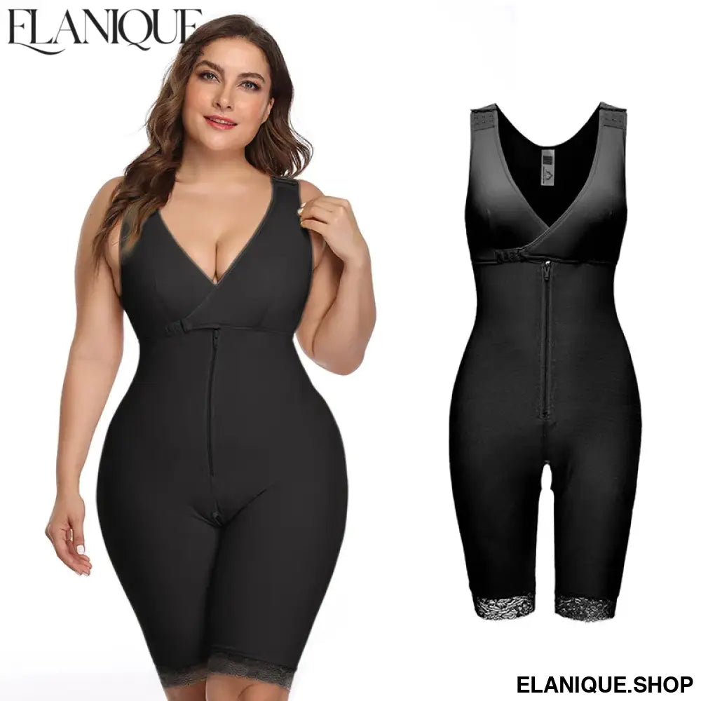 LILVIGOR Plus-Size Full Body Shaper – Postpartum Waist Trainer Corset with Butt Lifter, Sizes S–6XL