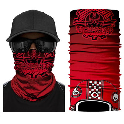 Customized Tube Scarf Seamless Bandana Masks Headband Cycling Caps Neck Gaiter Outdoors Neck Warmer Motorcycle Face Shield 50PCS