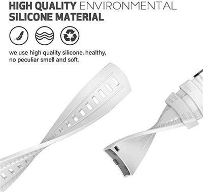 24mm Width Silicone Watch Strap for SUUNTO 9 Baro 24mm Bands Sport Silicone Watchband Replacement for SUUNTO 9 Smartwatches Band