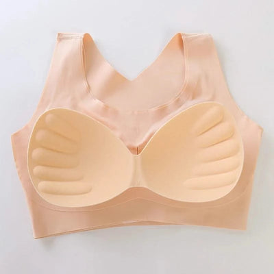Women Push Up Bra Posture Corrector Bralette Front Closure Cross Back Tops