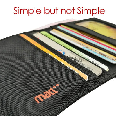 2023 Minimalist Slim Nylon Wallet For Men Women Slimline Ultra Thin Mini Small Male Female Zipper Coin Purse Compact Money Bag