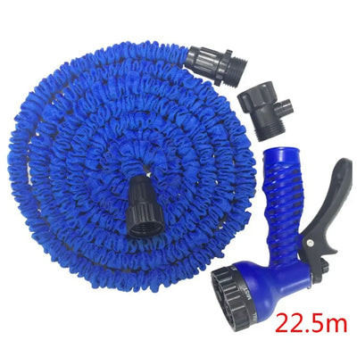 25FT-200FT Garden Hose Expandable Flexible Water Hose Plastic Hoses Car Wash Water Gun Garden Sprayer Watering Irrigation Tools