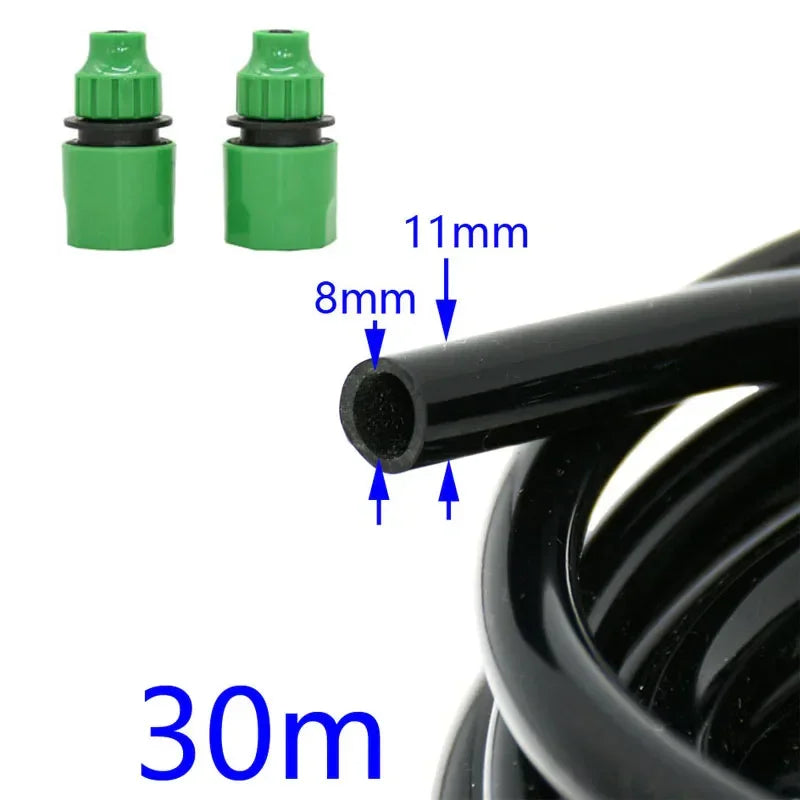 3/8" flexible garden hose 8/11 expandable garden hose pip irrigation watering water pipe 10m 20m 30m