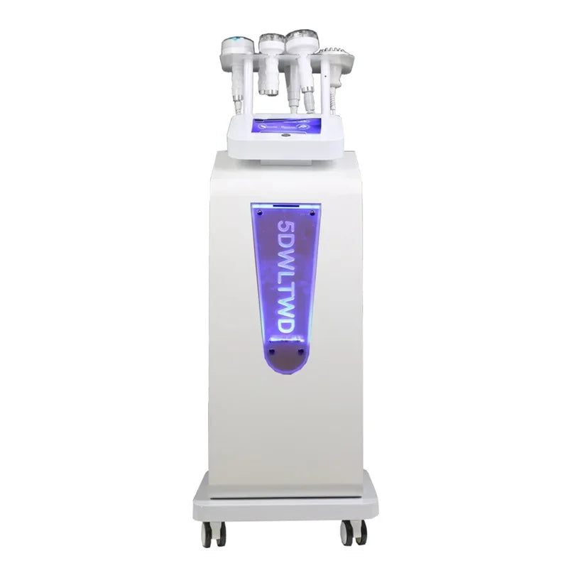 80k Cavitation Body Sculpture 5D Vacuum Cavitation Ultrasound 6 In 1 Body Slimming Massage Cellulite Removal Fat Burning Machine