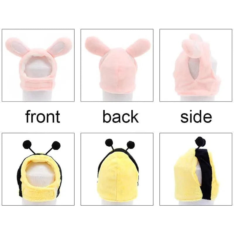 Animal Decorate Pet Cat Hat Multi Sizes Designer Soft Cotton Dogs Accessories Head Wear Adjustable Lovely Winter Kitten Caps