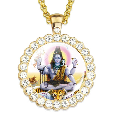 Lord Shiva Necklaces Shiva Nataraja Buddhist Jewelry Hinduism Lakshmi Pendant Amulet Necklace