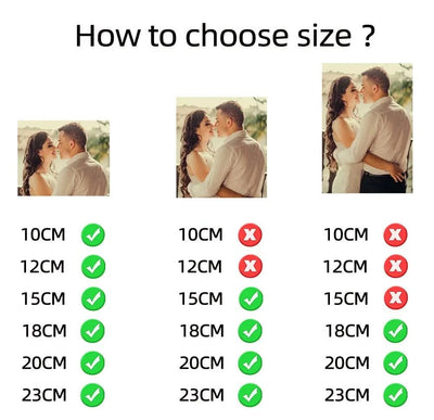 Customized 3D Printing Moon Lamp Personalized Photo Text Night Light USB Rechargeable Gift for Birthday Mother's Valentine Day