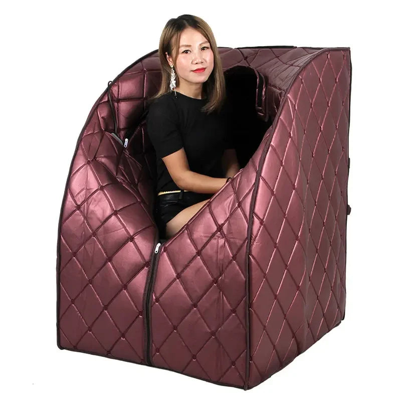 Luxury Far Infrared Portable Sauna  Slimming Weight Loss Negative Ion Detox Therapy  Radiant  Rejuvenator  Foot Heat Plate
