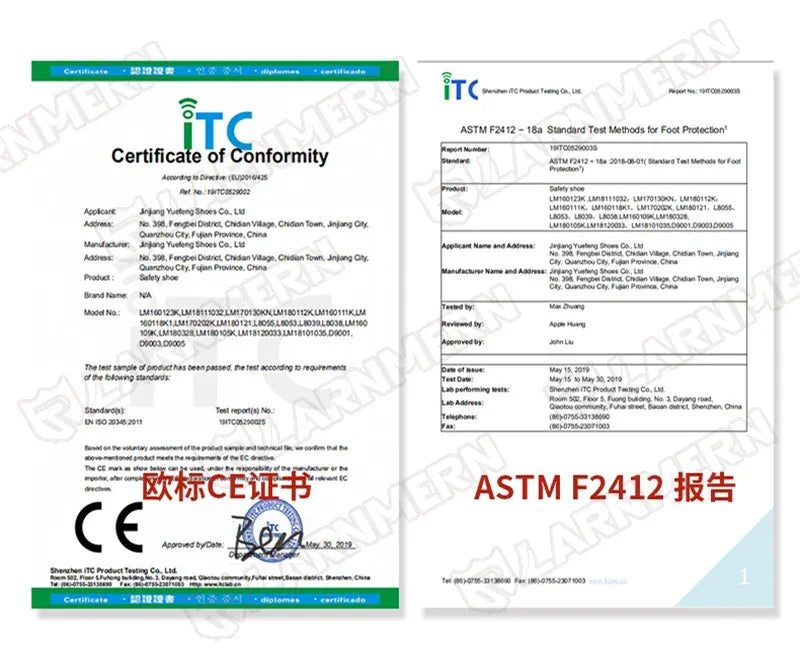 LARNMERN Men's Safety Shoes Steel Toe Construction Protective Footwear Lightweight 3D Shockproof Work Sneaker Shoes Size 42