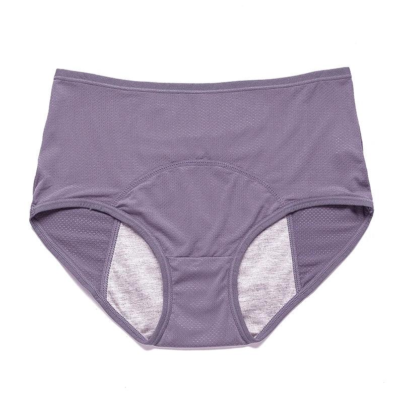 Menstrual Panties Women UnderwearPlus SizeLeak-proof ElasticHigh-waist  Physiological Mesh  Female Lingerie BikiniBriefs