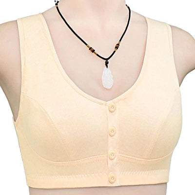 Front Closure Bras Women Removable Padded Bra