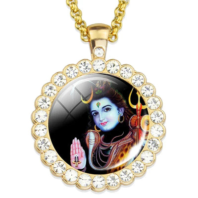 Lord Shiva Necklaces Shiva Nataraja Buddhist Jewelry Hinduism Lakshmi Pendant Amulet Necklace