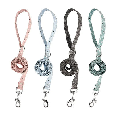 Dog Leash Fashion Flower Pet Leashes Medium Large Puppy Leashes Lead Rope For Cat Big Small Pet Harness