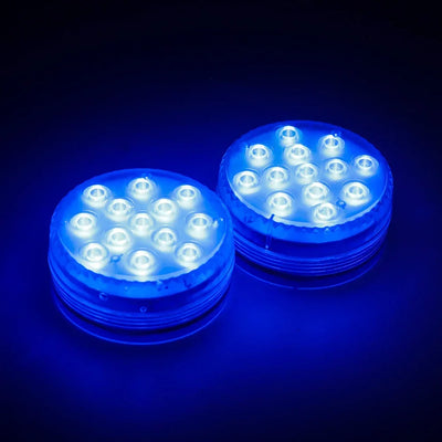 13 LEDs Magnetic Submersible LED Light Waterproof Underwater Light USB Rechargeable Swimming Pool Night Lamp With Suction Cups