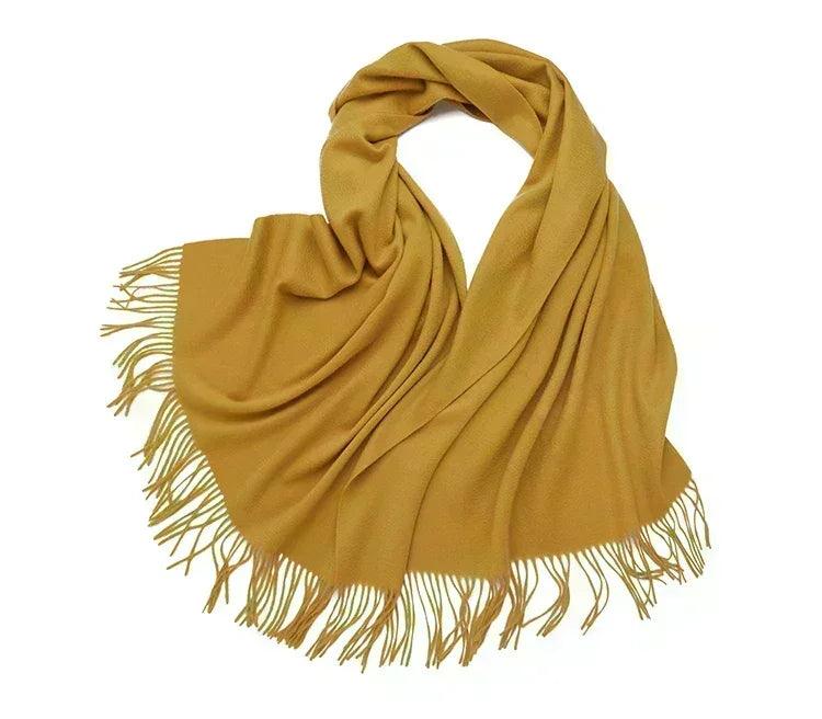 Soft cashmere big scarf for women shawl 200*70 cm real pashmina
