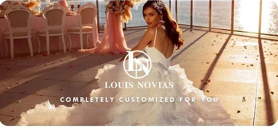 Luxury wedding exquisite satin bridal gown