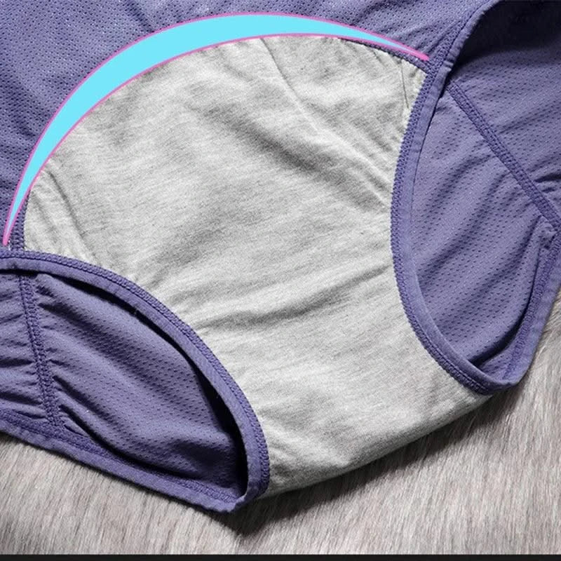 Leak Proof Menstrual Panties of Large Size Cotton Panties Women Sexy Physiological Underwear Plus Size Period Waterproof Briefs