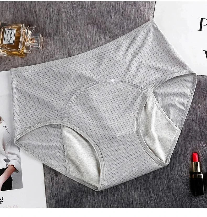 Leak Proof Menstrual Panties of Large Size Cotton Panties Women Sexy Physiological Underwear Plus Size Period Waterproof Briefs