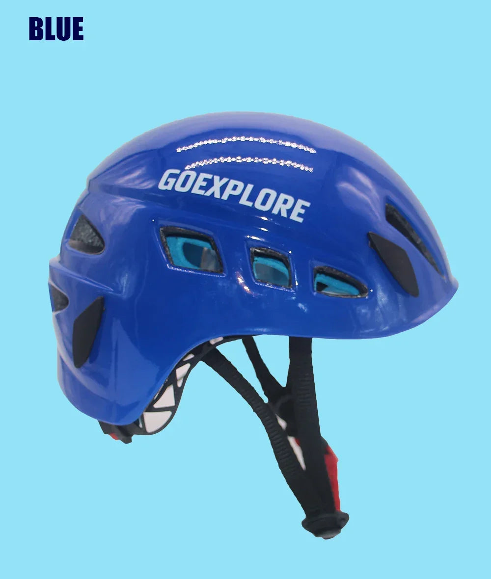 Goexplore Rock climbing Helmet Downhill Riding Mountaineering Tunnel Cable Drop Rescue Outdoor Equipment Sport Safety Helmet