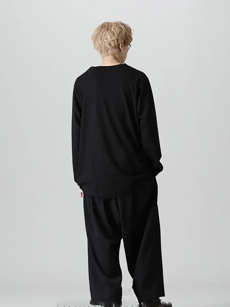 Men's Wide-Leg Pants Spring And Autumn New Yamamoto Style Fashion Trend Youth Leisure Loose Large Size Pants