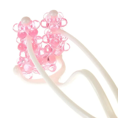 2 In 1 Face Lift Massage Roller Flower Shape Facial Massager Anti Wrinkle Face Slimmer Shaper Relaxation Skin Care Beauty Tool